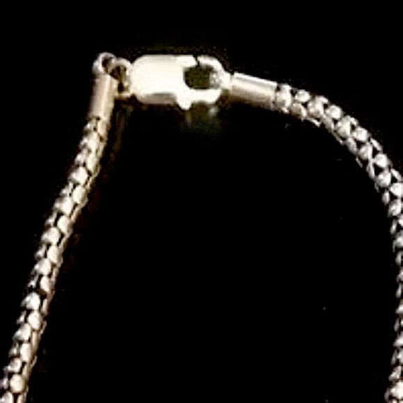 SILPADA Popcorn Necklace Puffed Square Pendant - Picture 8 of 15